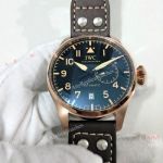 Copy IWC Big Pilot Power Reserve Mens Watch Rose Gold Black Dial